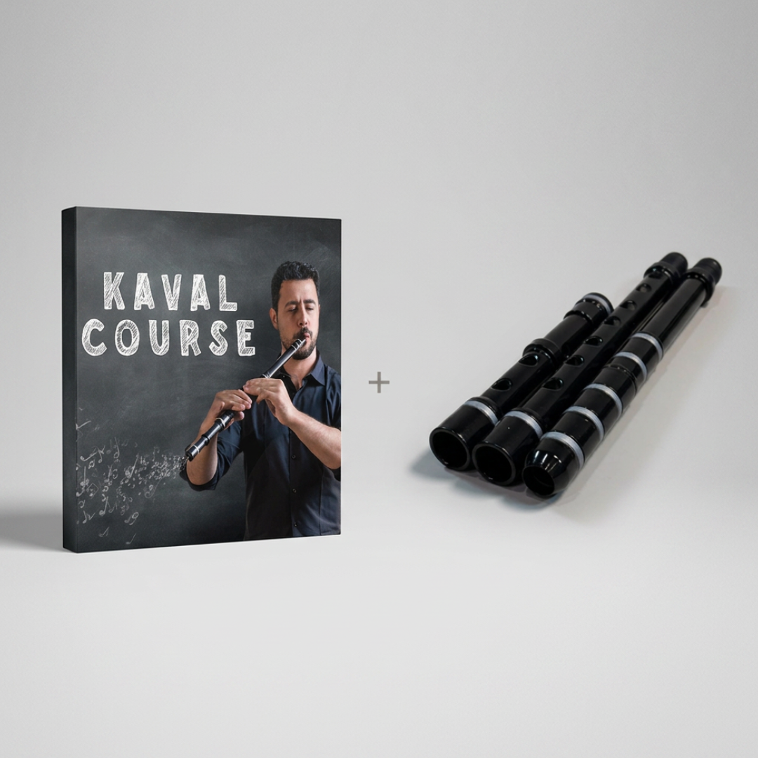 Kaval starter bundle - plastic kaval in D with the beginner kaval course