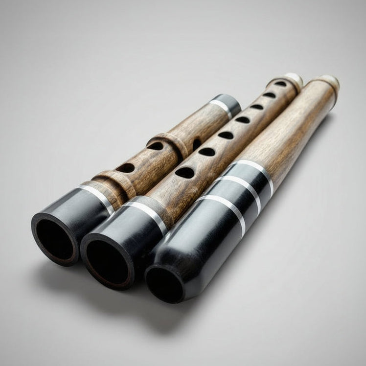 Walnut wood kaval by Zhivko Vasilev