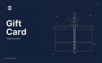 Gift card with a kaval tied like the ribbon of a gift box